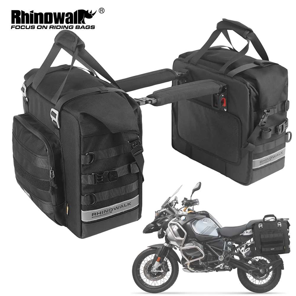 Travel Accessories Packing Cubes - Rhinowalk-Bolsa de alforja lateral para motocicleta,