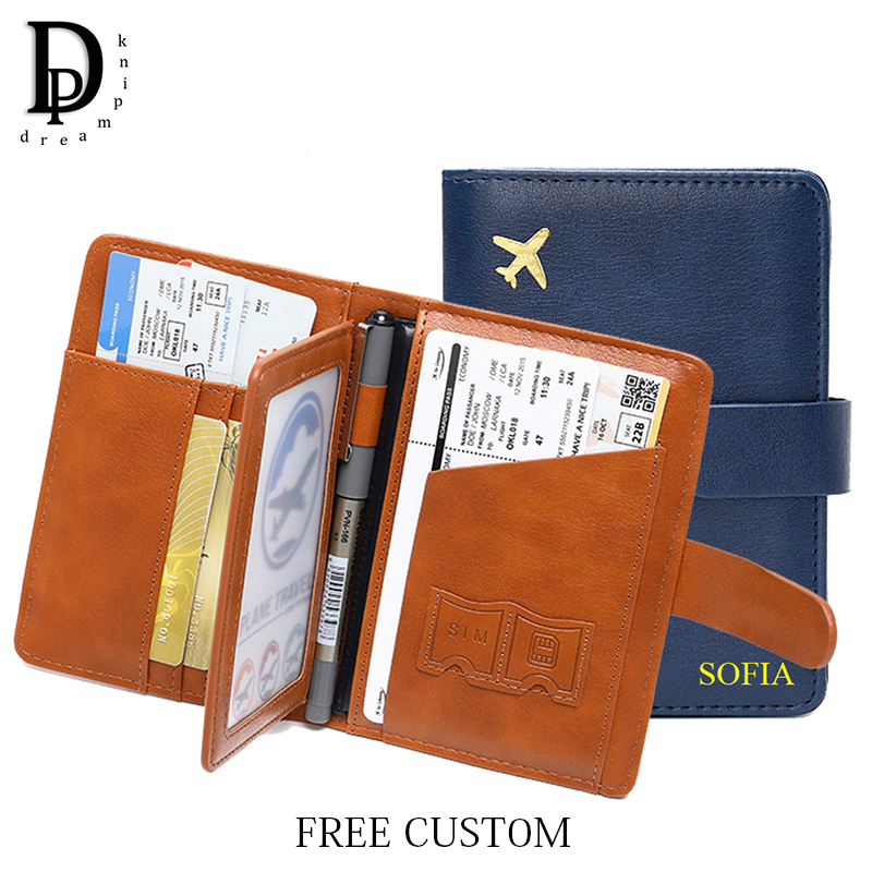 Travel Accessories Wallet - Cartera para pasaporte de viaje con