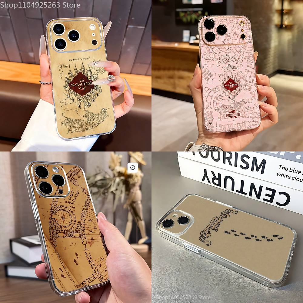 Travel Accessories Iphone - Funda de teléfono con mapa Ticket