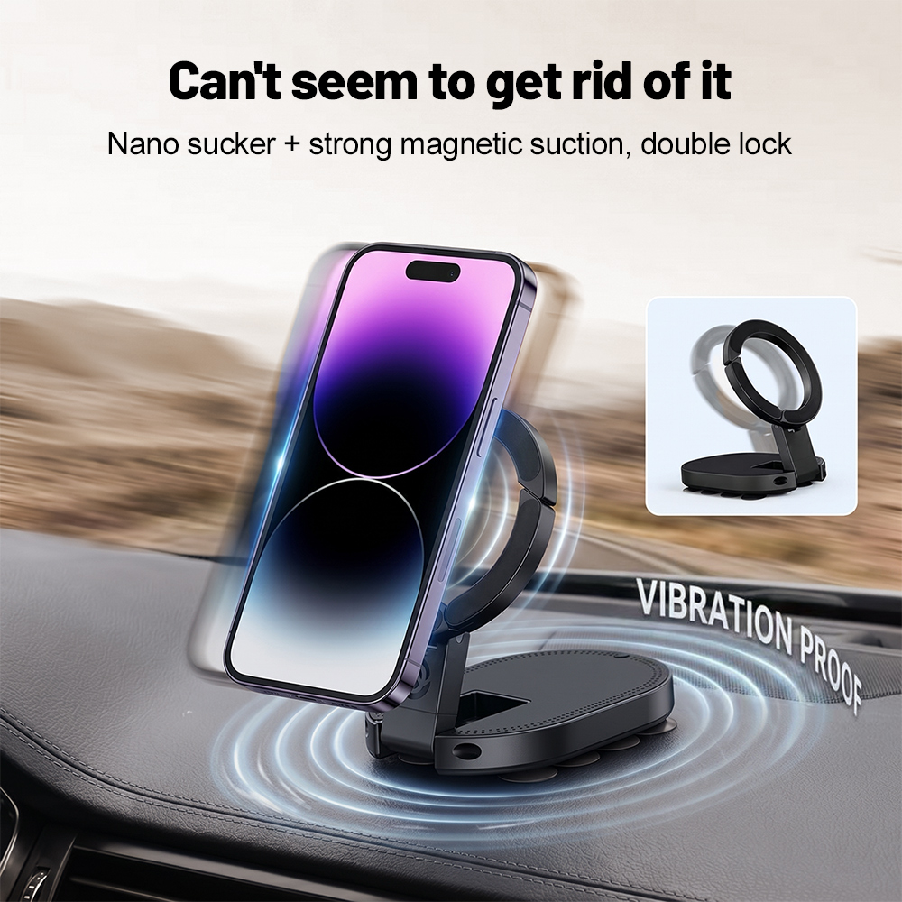 Travel Accessories For Car - 360 ° Soporte magnético para teléfono