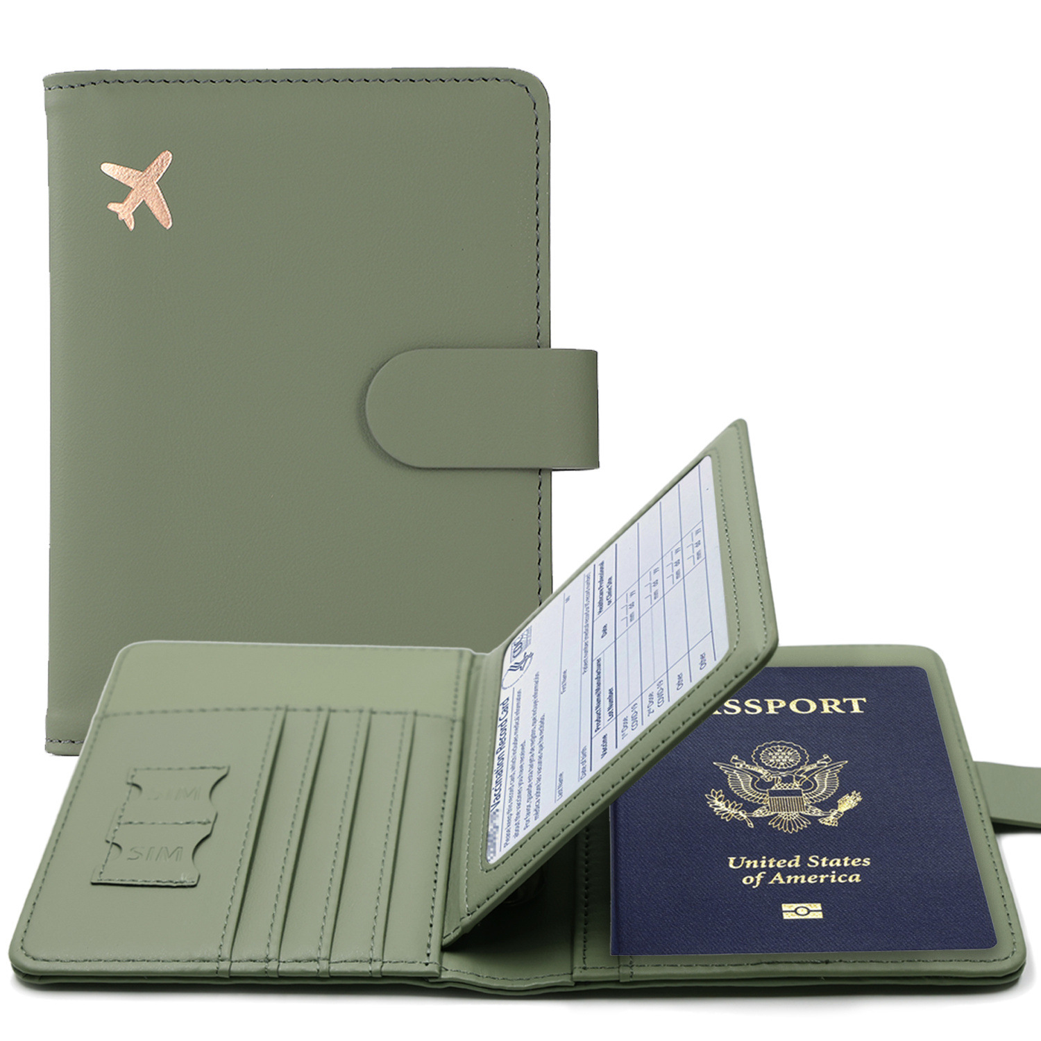 Travel Accessories Wallet - Funda para pasaporte RFID, funda para