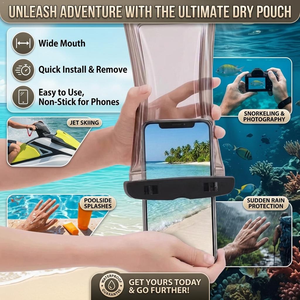 Travel Accessories Iphone - Funda Impermeable Transparente para Teléfono, Bolsa