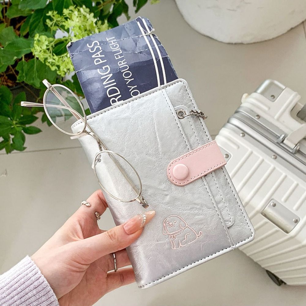 Travel Accessories Wallet - Portatarjetas de PU, Funda para Pasaporte