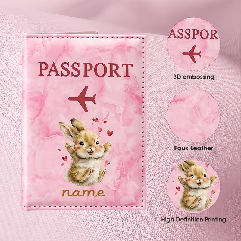 Travel Accessories Present - Porta Pasaportes de PU con Diseño