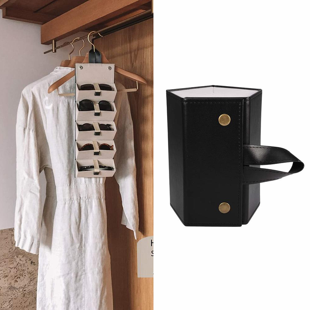 Travel Accessories Gift Ideas - Soporte para gafas, estuche de viaje,