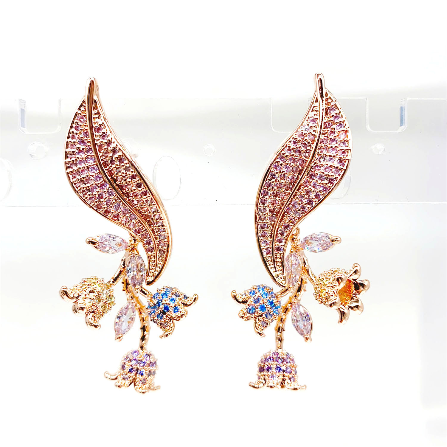 Nuevos pendientes de flores de - Travel Jewellery & Accessories Organiser reseña y precio