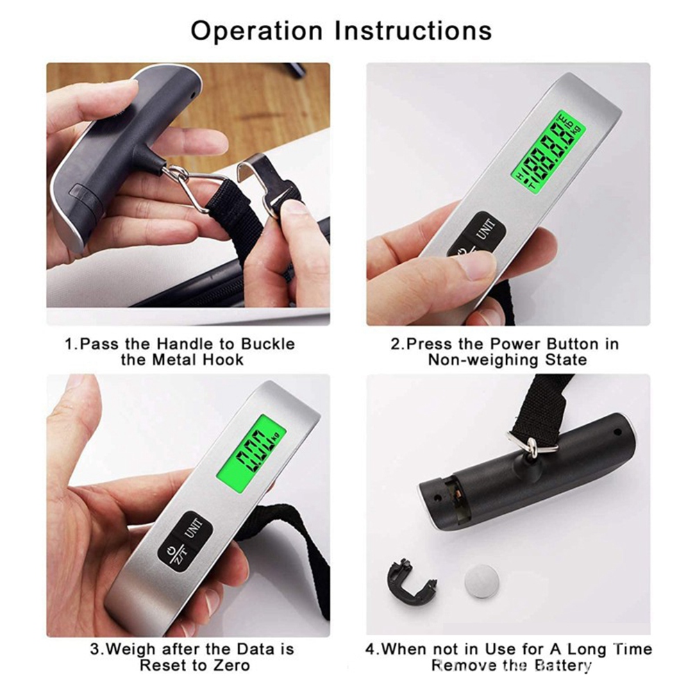 Báscula Digital Colgante ABRT- - Luggage Scale Hanging reseña y precio