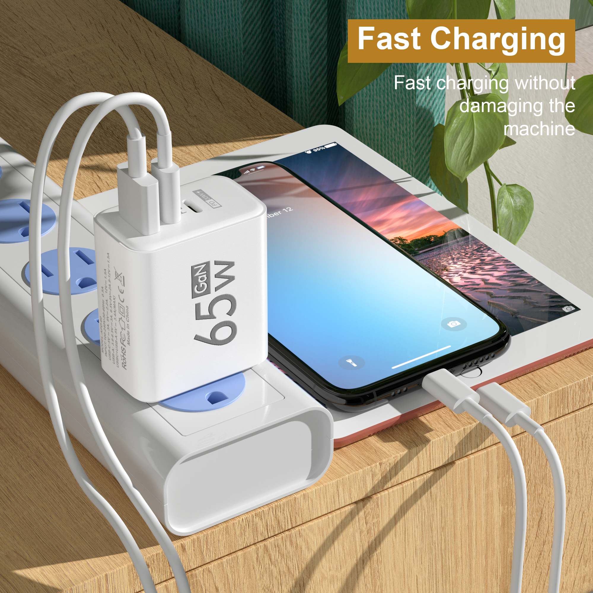 Cargador de Pared USB C GaN de - Travel Accessories Iphone reseña y precio