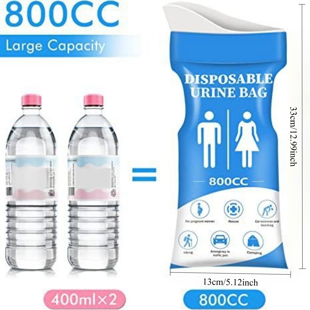 12 Bolsas de Orina de Emergenc - Travel Accessories For Car reseña y precio
