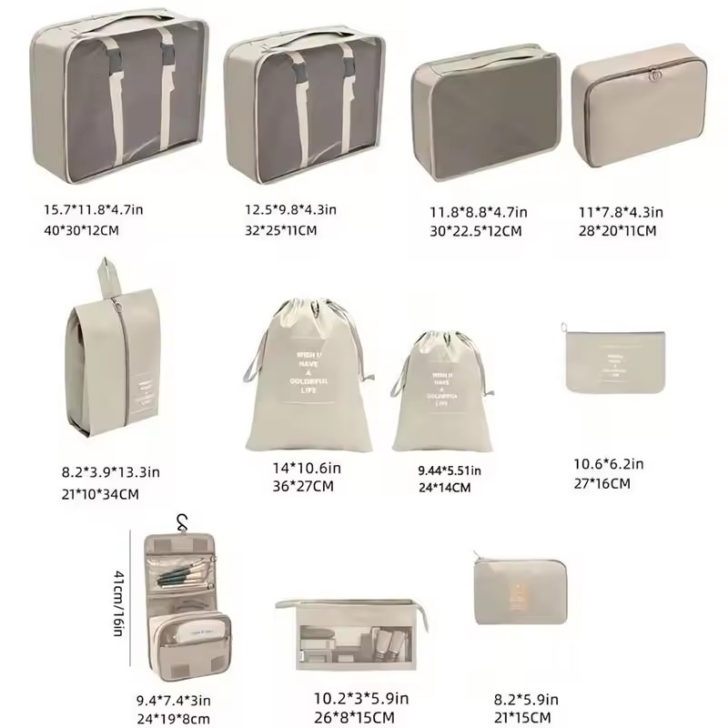 Juego de 8 Cubos de Embalaje p - Travel Accessories Packing Cubes reseña y precio