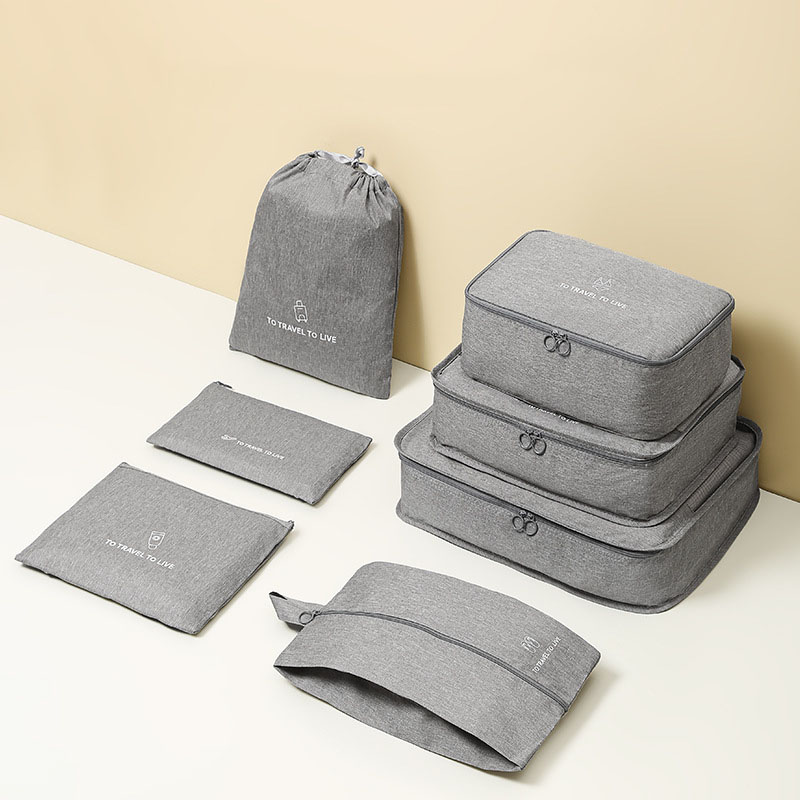 Juego de 7 cubos organizadores - Travel Accessories Packing Cubes reseña y precio