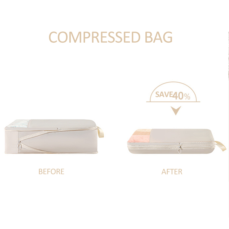 Juego de 2 uds de bolsa organi - Travel Accessories Packing Cubes reseña y precio