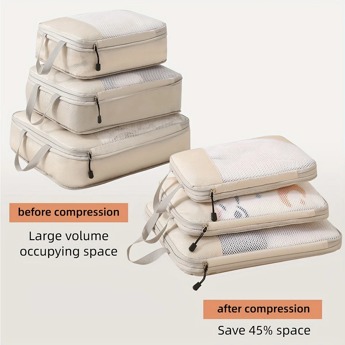 Cubo de embalaje de compresión - Travel Accessories Packing Cubes reseña y precio