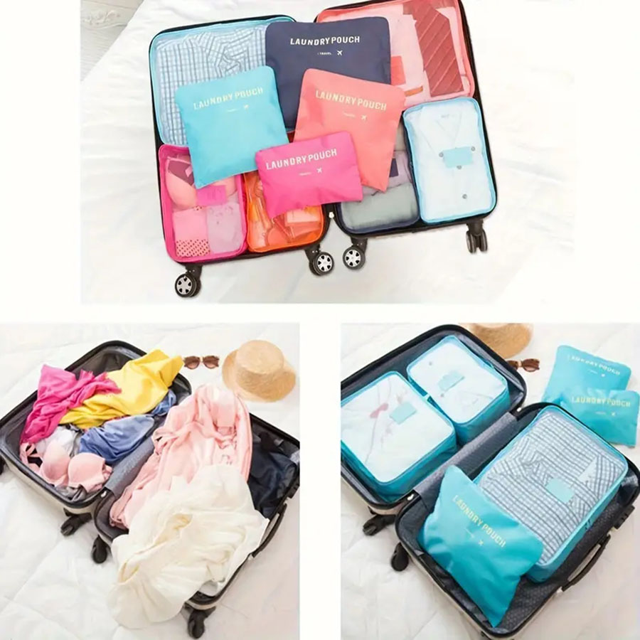 6 uds organizador de viaje bol - Travel Accessories Organizer Bag reseña y precio