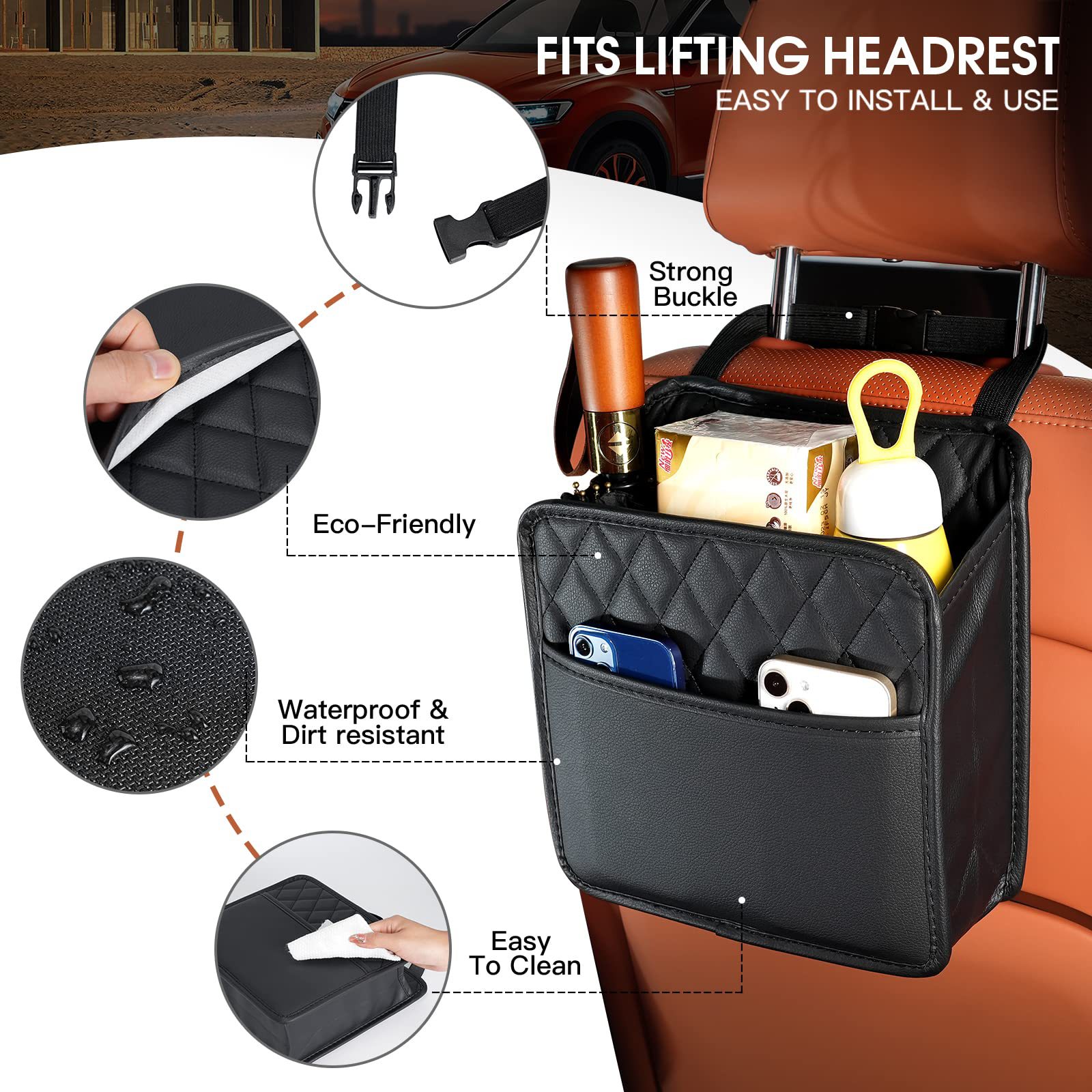 Organizador Colgante para Asie - Travel Accessories For Car reseña y precio