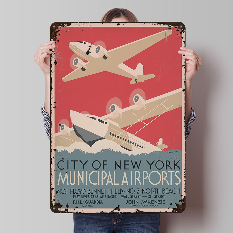 Póster impreso de viaje de aer - Travel Accessories Nyc reseña y precio