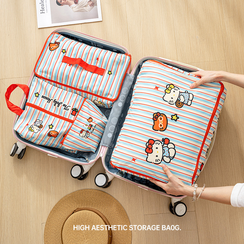Bolsas de Viaje a Rayas Hello  - Travel Accessories Wholesale reseña y precio