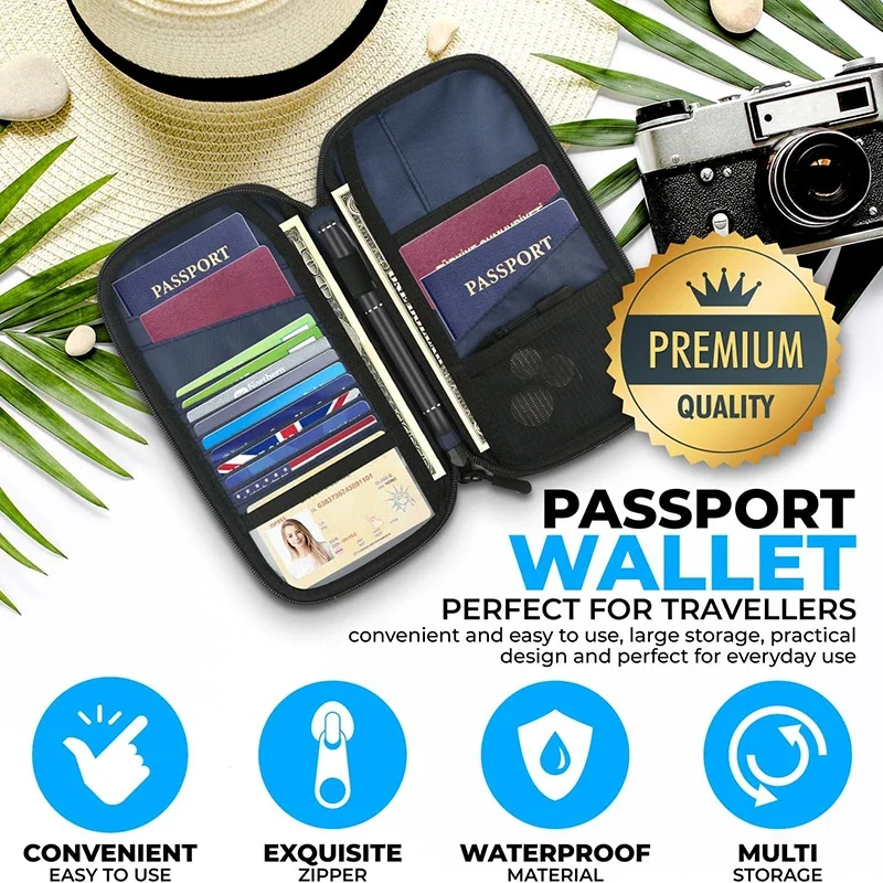 Funda ligera para pasaporte de - Travel Accessories Wallet reseña y precio