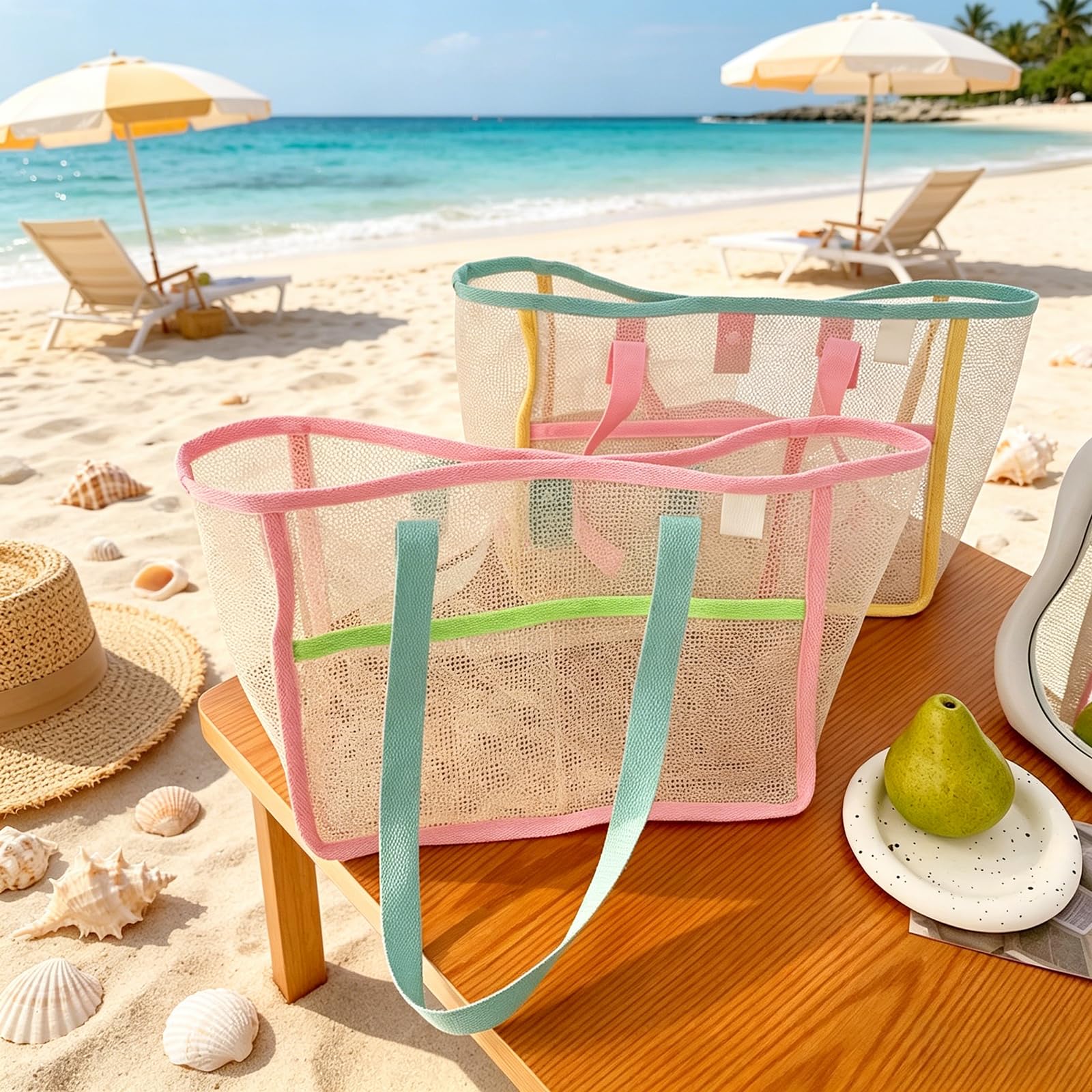 Bolsas de Playa para Mujer, Co - Travel Packing Accessories reseña y precio