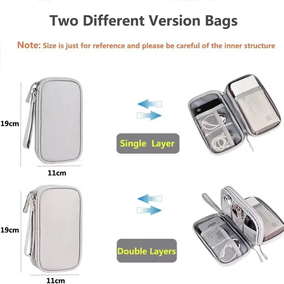 Bolsa de Viaje para Cables, Es - Travel Accessories Organizer Bag reseña y precio