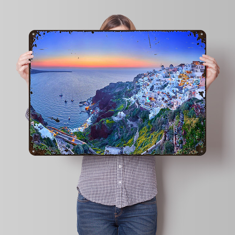 Póster impreso de Sonatorini T - Travel Accessories Greece reseña y precio