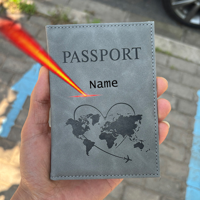 Porta pasaporte con nombre per - Travel Accessories Wallet reseña y precio