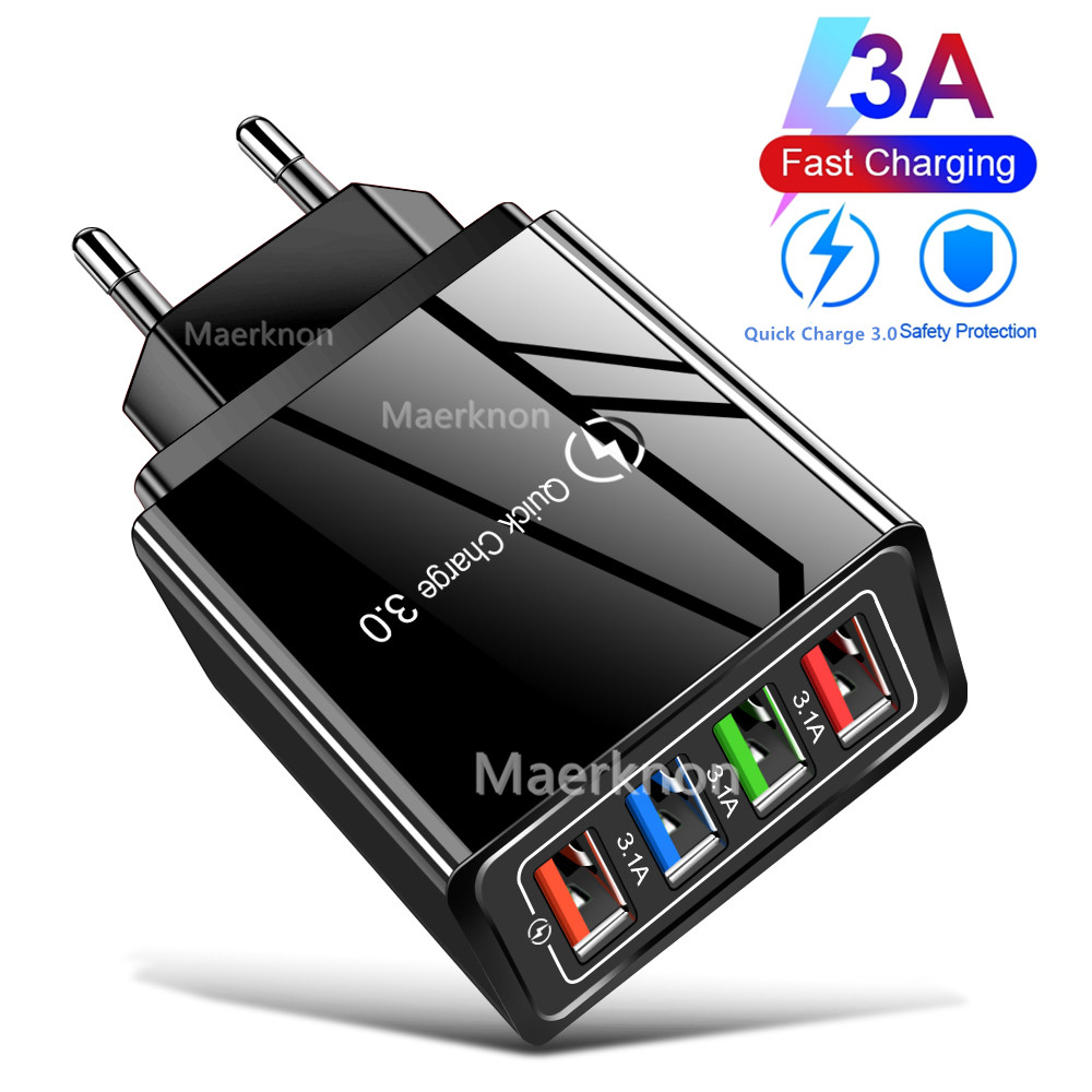 Cargador de Viaje con 4 Puerto - Travel Accessories Iphone reseña y precio