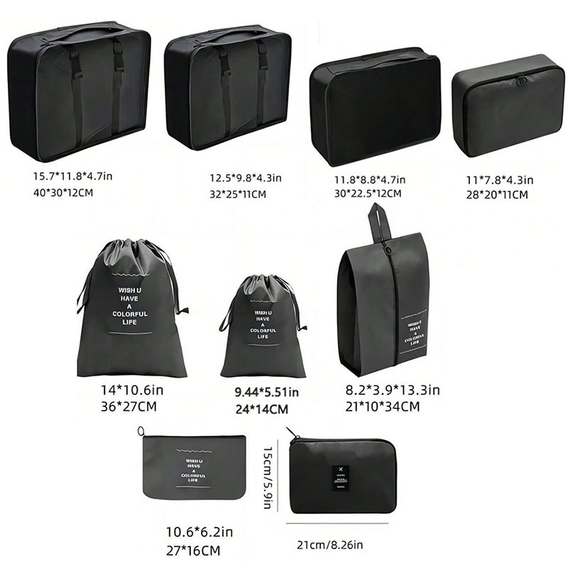 Bolsas organizadoras de viaje  - Travel Accessories Packing Cubes reseña y precio