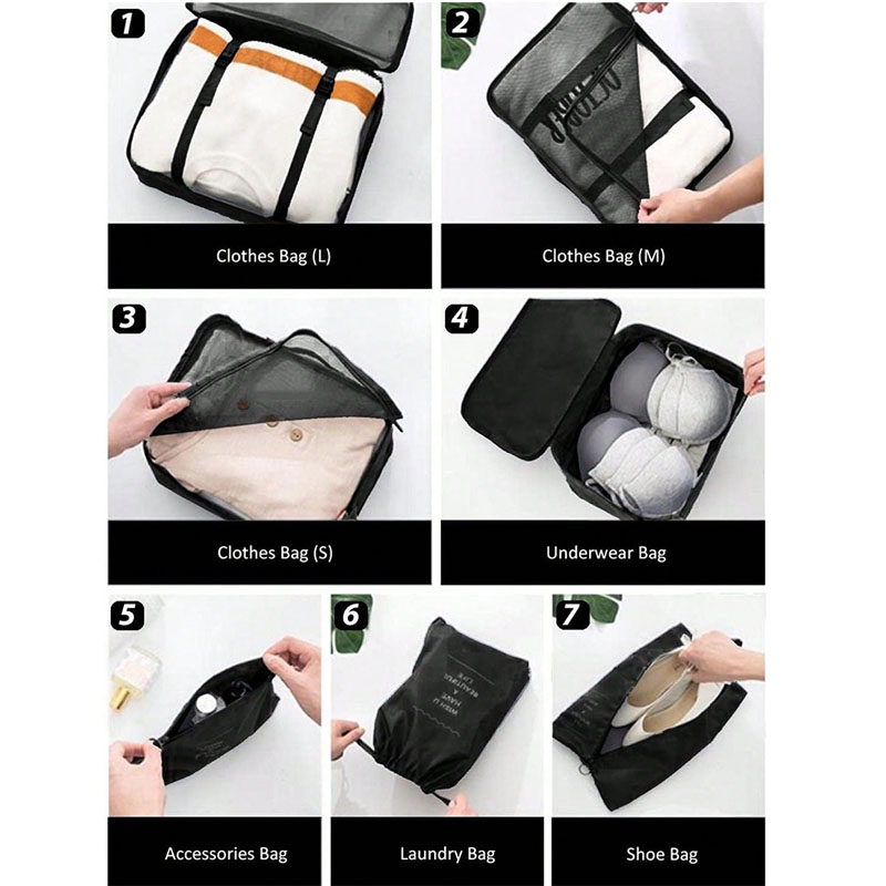 Bolsas organizadoras de viaje  - Travel Accessories Packing Cubes reseña y precio