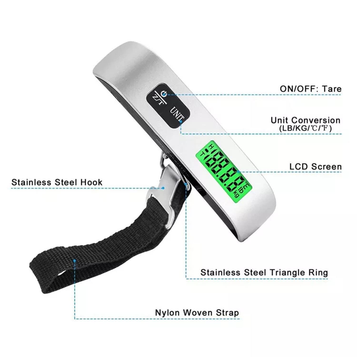 Escala de equipaje, báscula de - Luggage Scale Hanging reseña y precio