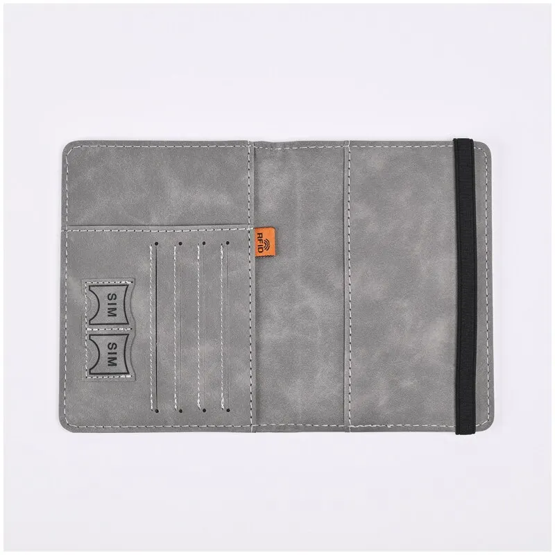 Cartera de cuero PU para hombr - Travel Accessories Wallet reseña y precio